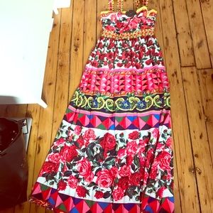 Style Keepers wild Flowers Maxi Dress With Tags